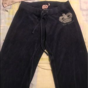 Juicy couture navy velour sweatpants